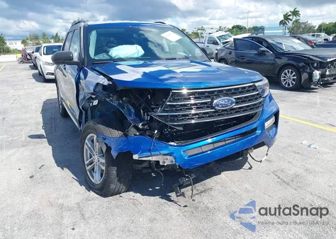 2021 Ford Explorer Xlt z USA, uszkodzony, nr VIN 1FMSK7DH5MGB12409